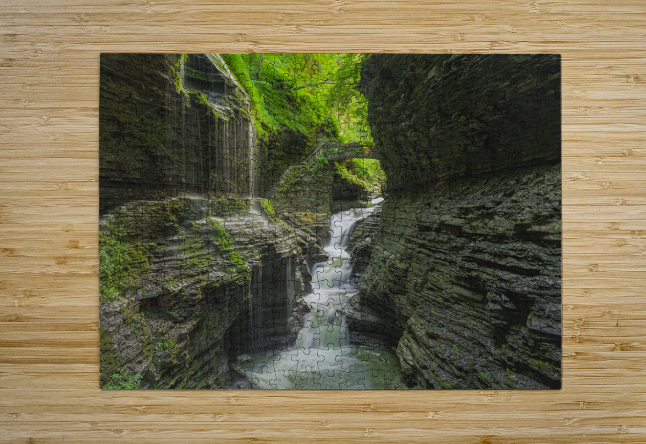 Fantasy Kingdom   Rainbow Falls Daniel Pekar Photography Puzzle printing