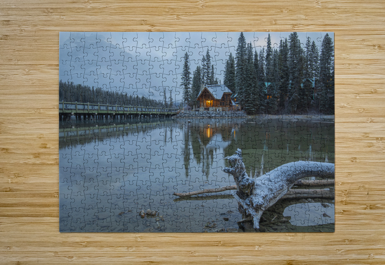 Foggy Mornings at Cilantro Resturant Daniel Pekar Photography Puzzle printing