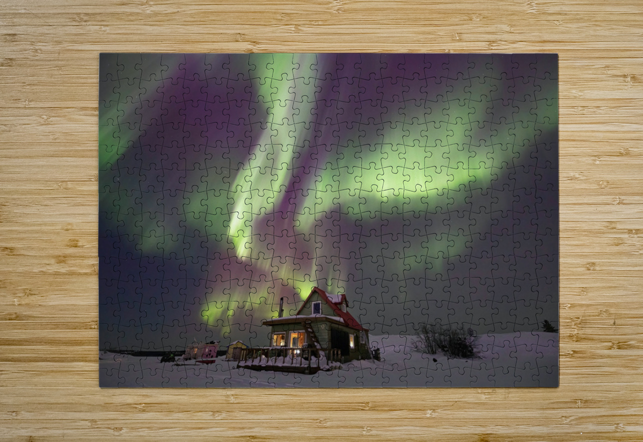 House boat Aurora Swirls Daniel Pekar Photography Puzzle printing