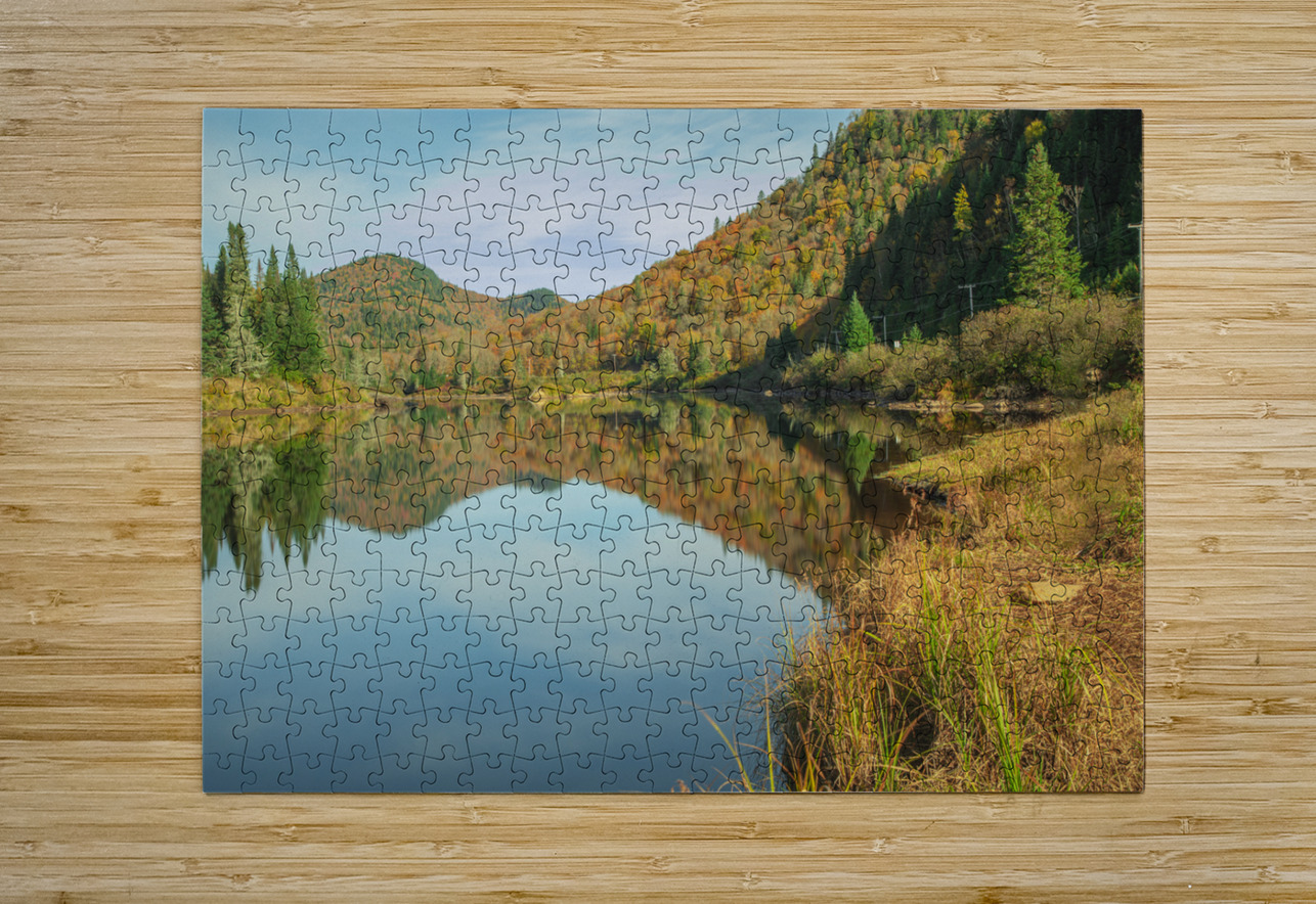 Jacques Cartier Fall reflections Daniel Pekar Photography Puzzle printing