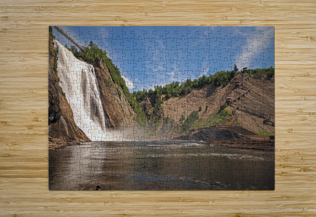 Majestic Montmorency Falls Daniel Pekar Photography Puzzle printing
