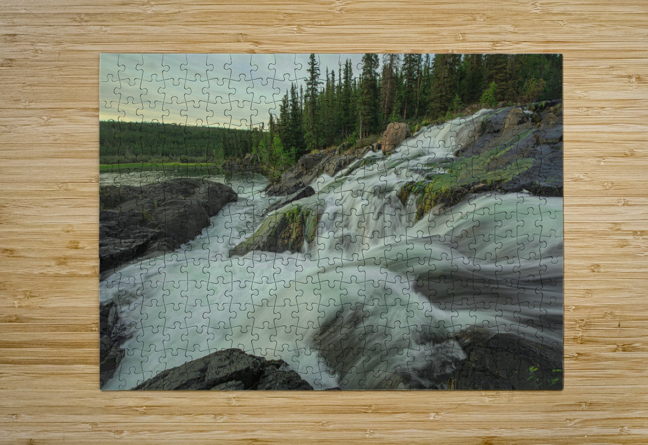 Rampart Falls Summer flow Daniel Pekar Photography Puzzle printing