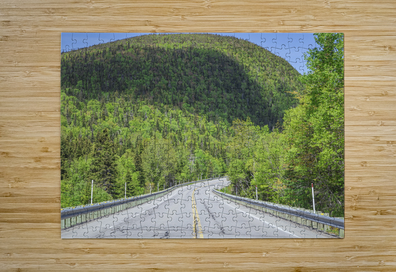 Mountain Road in Forillon National park Daniel Pekar Photography Puzzle printing