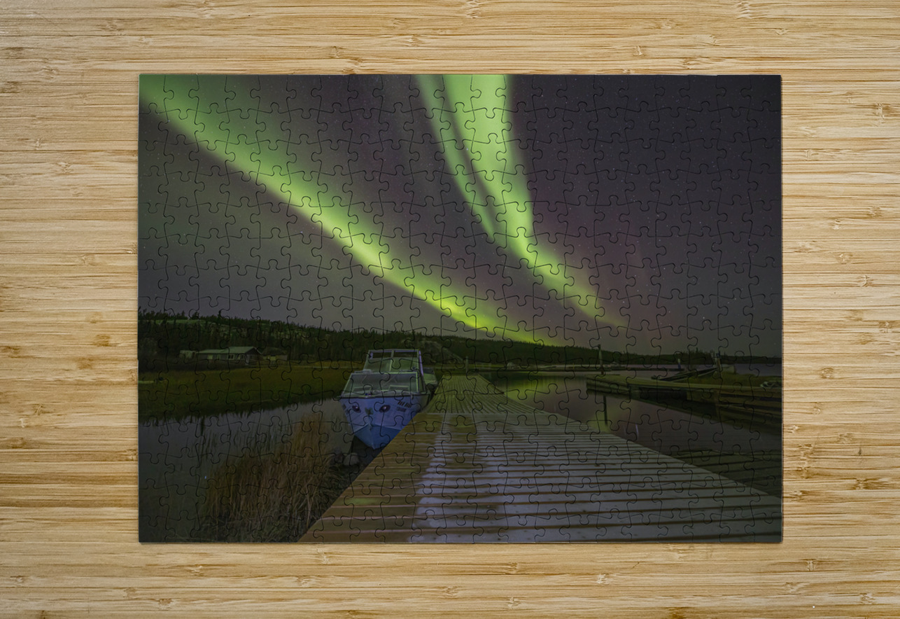Prelude dock Aurora Splendor Daniel Pekar Photography Puzzle printing