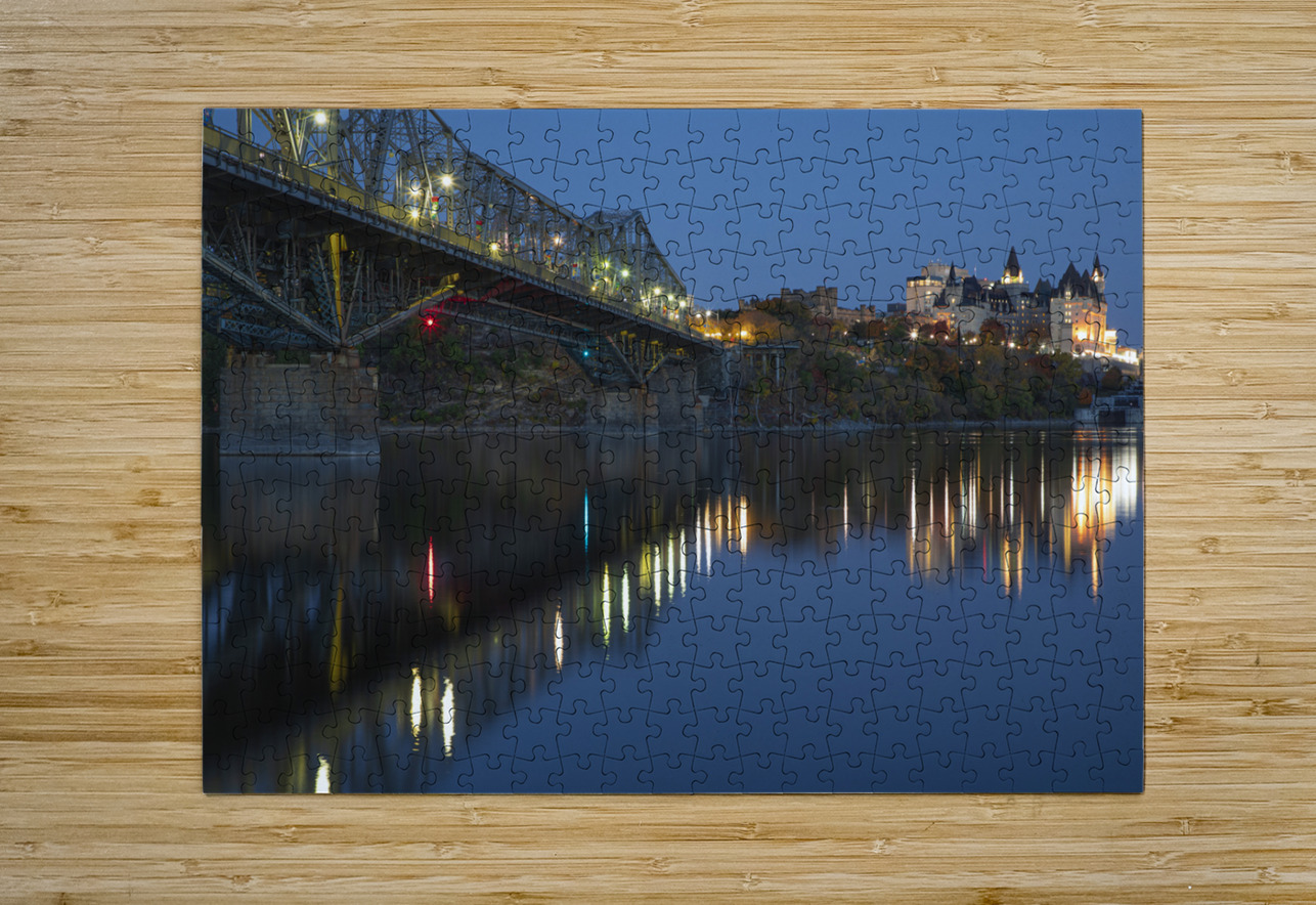 Royal Alexandra Bridge Reflections Daniel Pekar Photography Puzzle printing