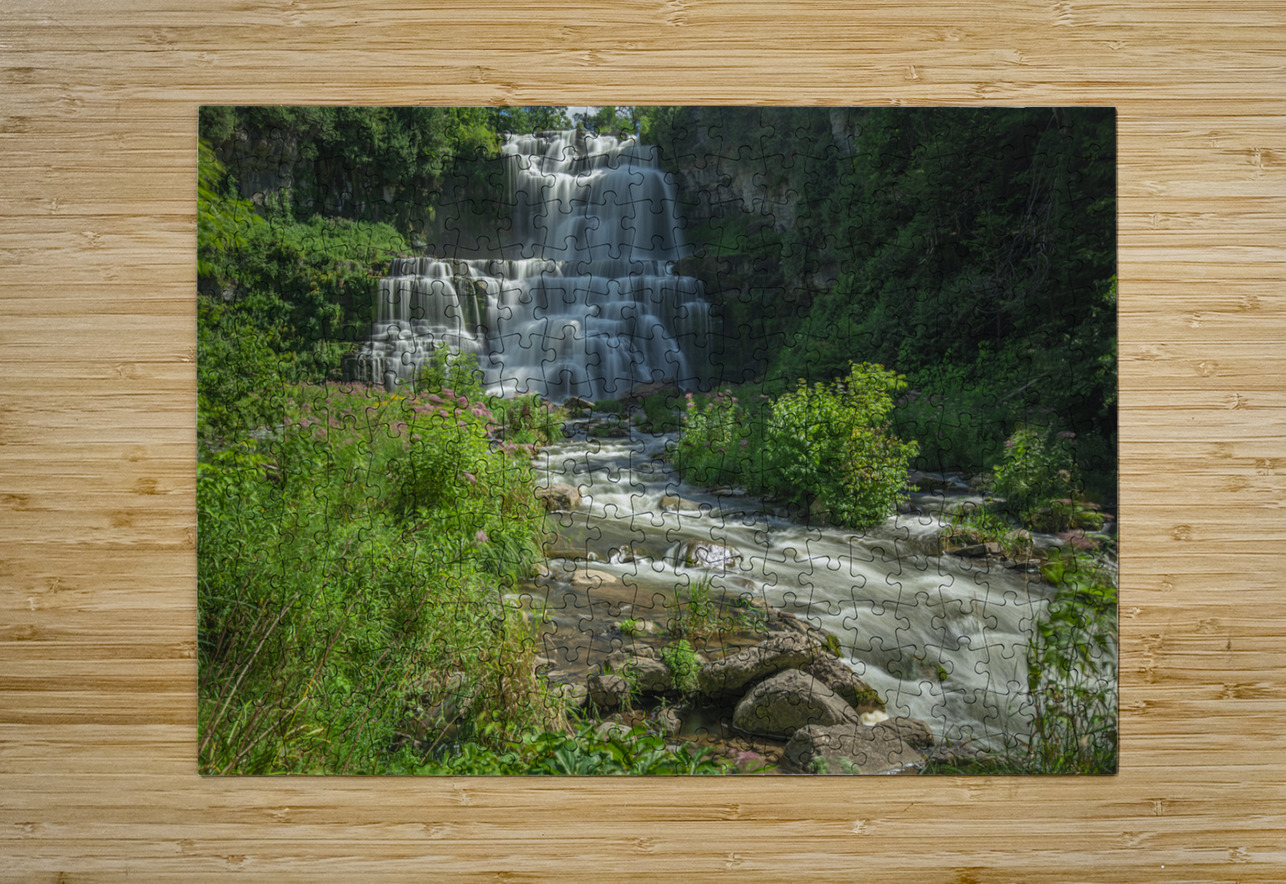 Summer at Chittenango Falls Daniel Pekar Photography Puzzle printing