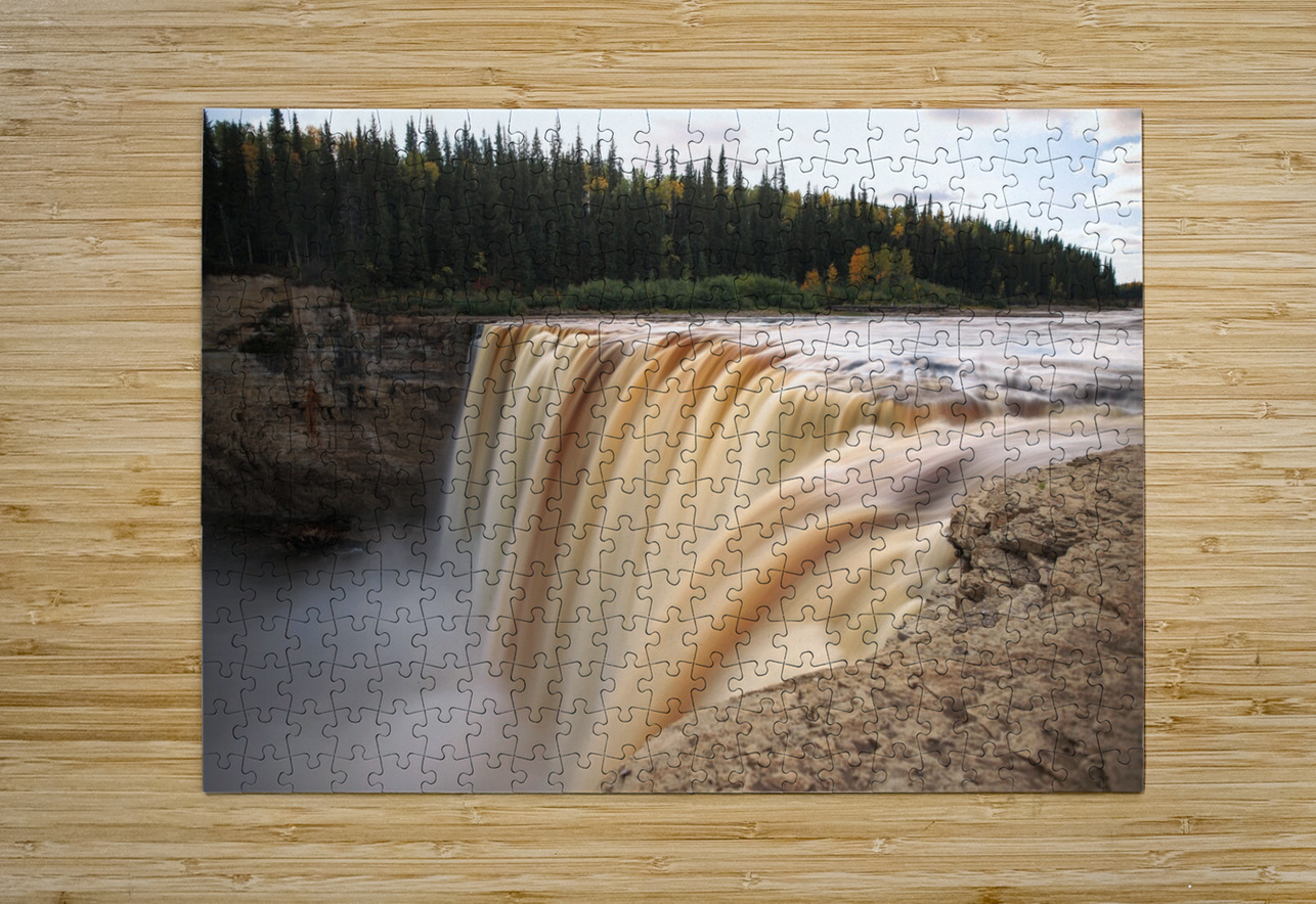 Next to Alexandra Falls -  Autumn Daniel Pekar Photography Puzzle printing