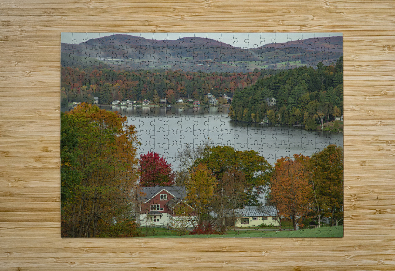 Autumn Overlook of Harvey s Lake Daniel Pekar Photography Puzzle printing