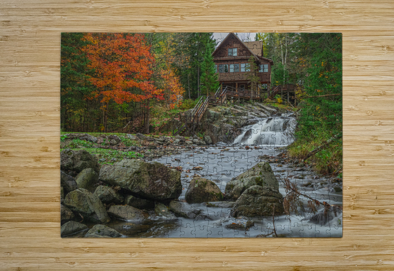 Mohawk Falls Autumn Magic Daniel Pekar Photography Puzzle printing