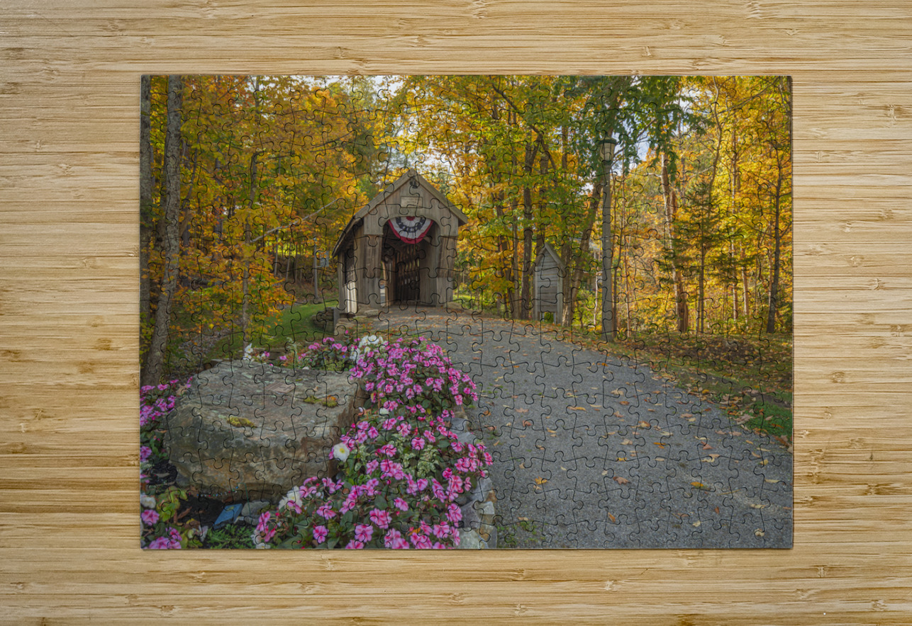 Autumn walk to Tannery Hill Bridge Daniel Pekar Photography Puzzle printing
