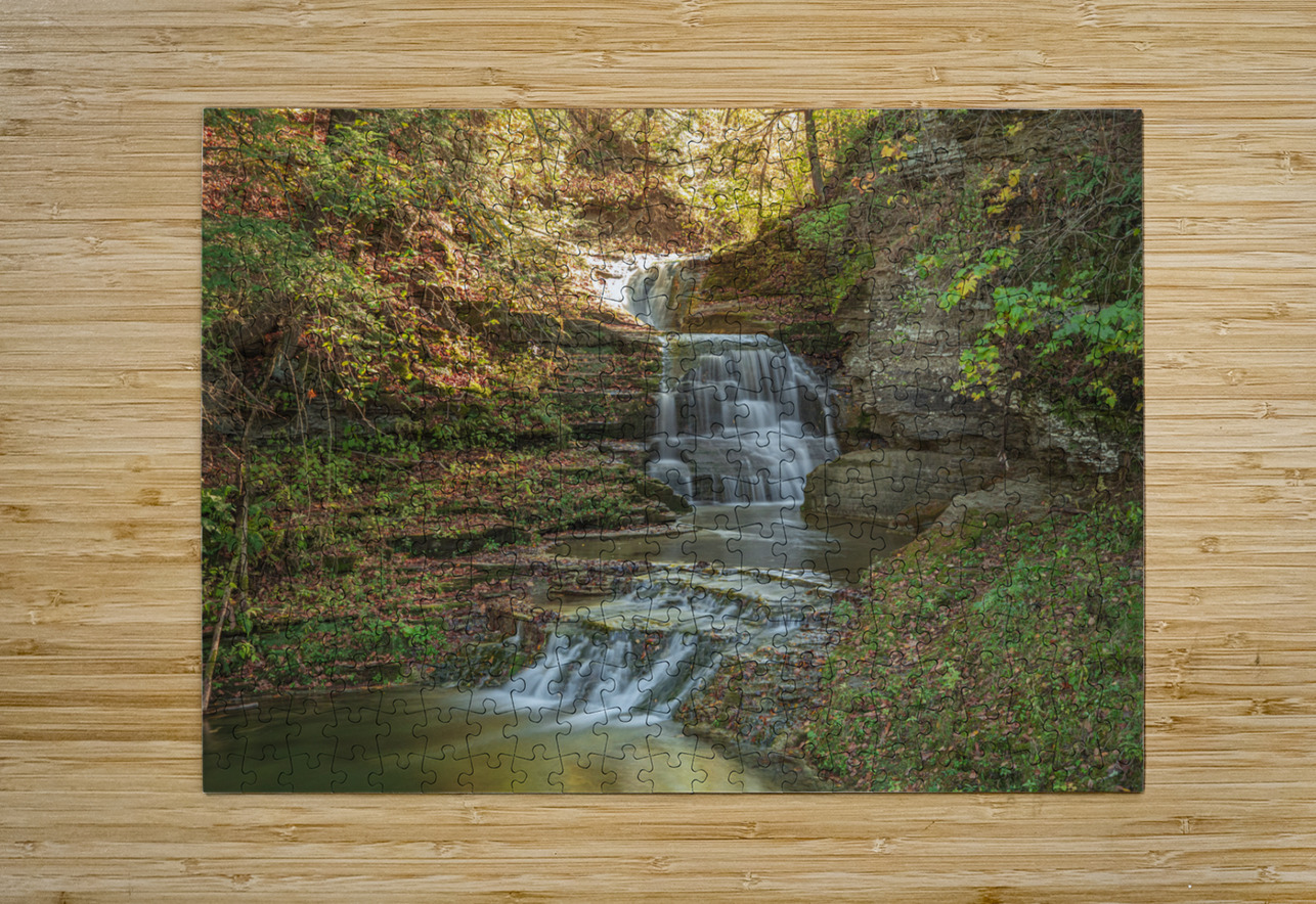 Autumn Waterfall Magic Daniel Pekar Photography Puzzle printing