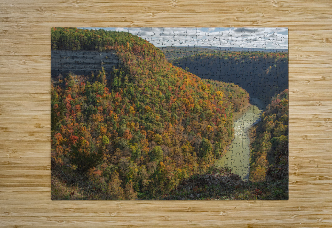 Archery Field Overlook in Autumn Glory Daniel Pekar Photography Puzzle printing