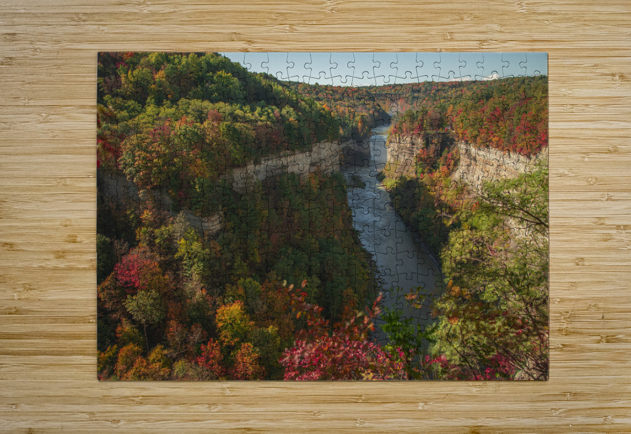 Inspiration Point Overlook Autumn Magic Daniel Pekar Photography Puzzle printing