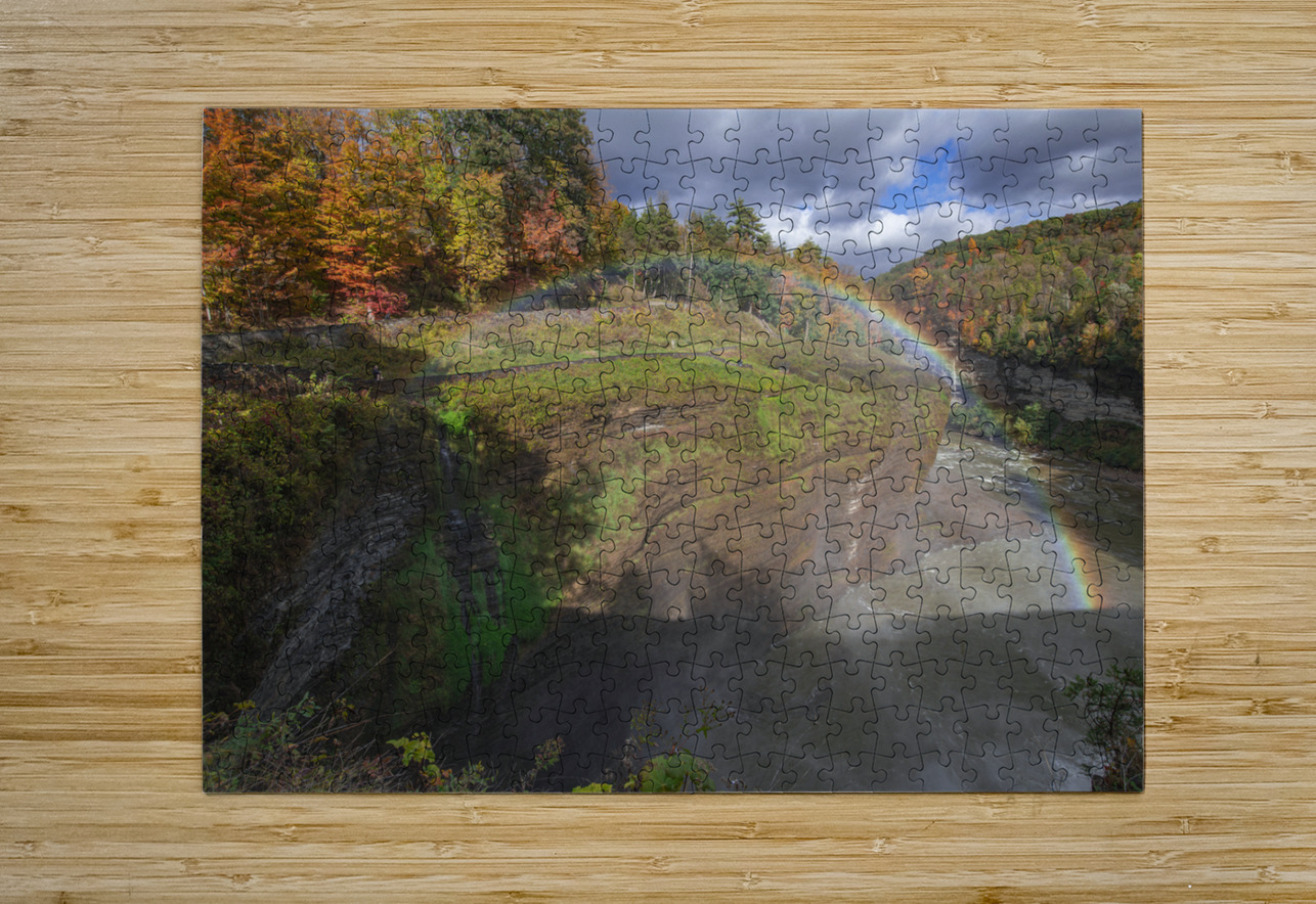 Letchworth Rainbow Gorge Magic Daniel Pekar Photography Puzzle printing