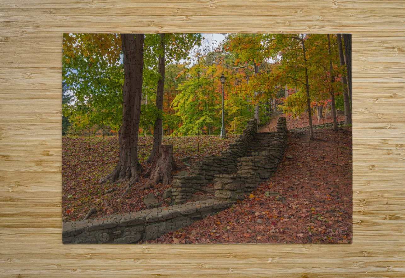 Letchworth Old Stone Walkway Daniel Pekar Photography Puzzle printing