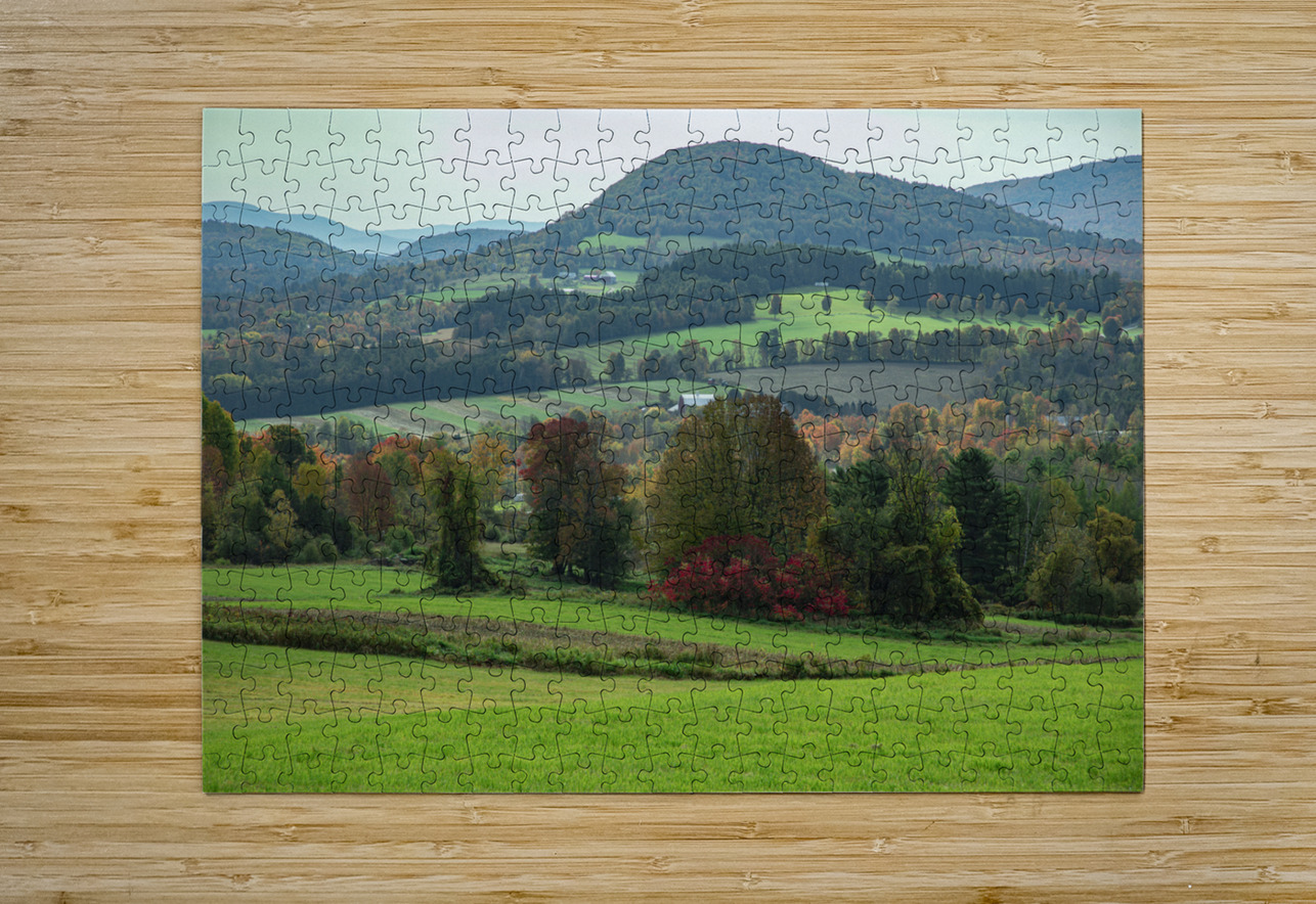 Autumn Rolling Hills of Peacham Daniel Pekar Photography Puzzle printing