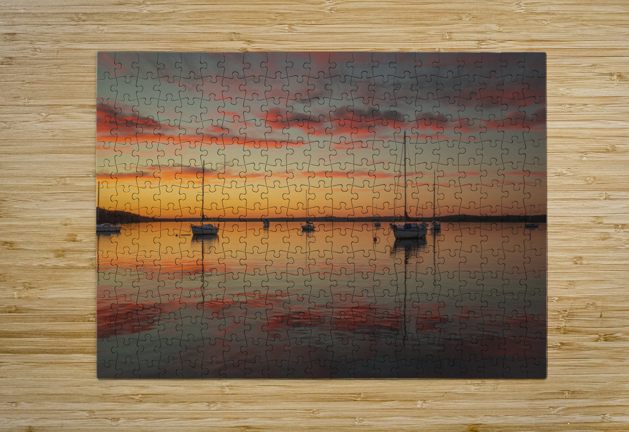 Sailing into the Summer Sunset  Daniel Pekar Photography Puzzle printing