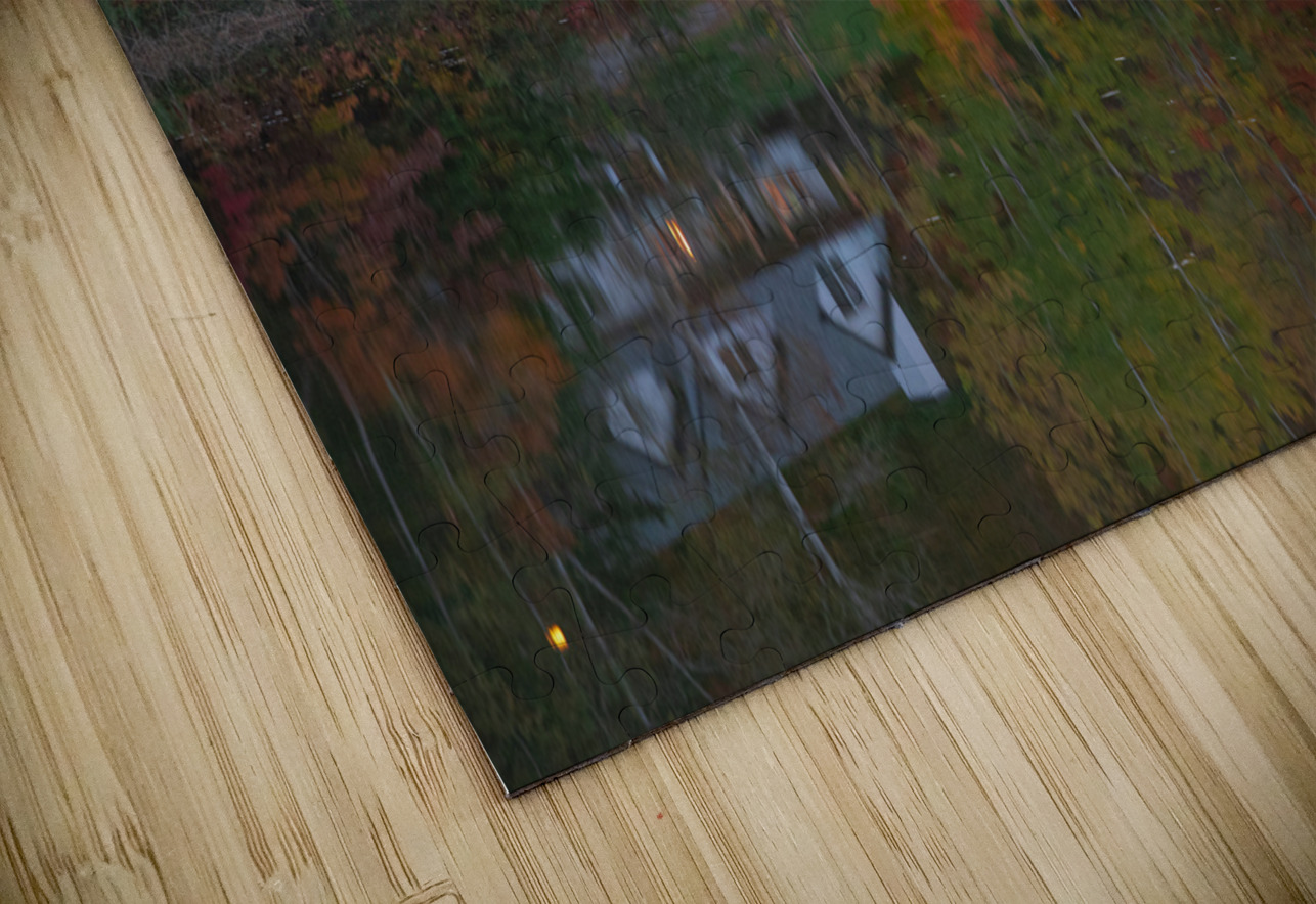 Parc Duquette Autumn Pond Reflection Daniel Pekar Photography Puzzle