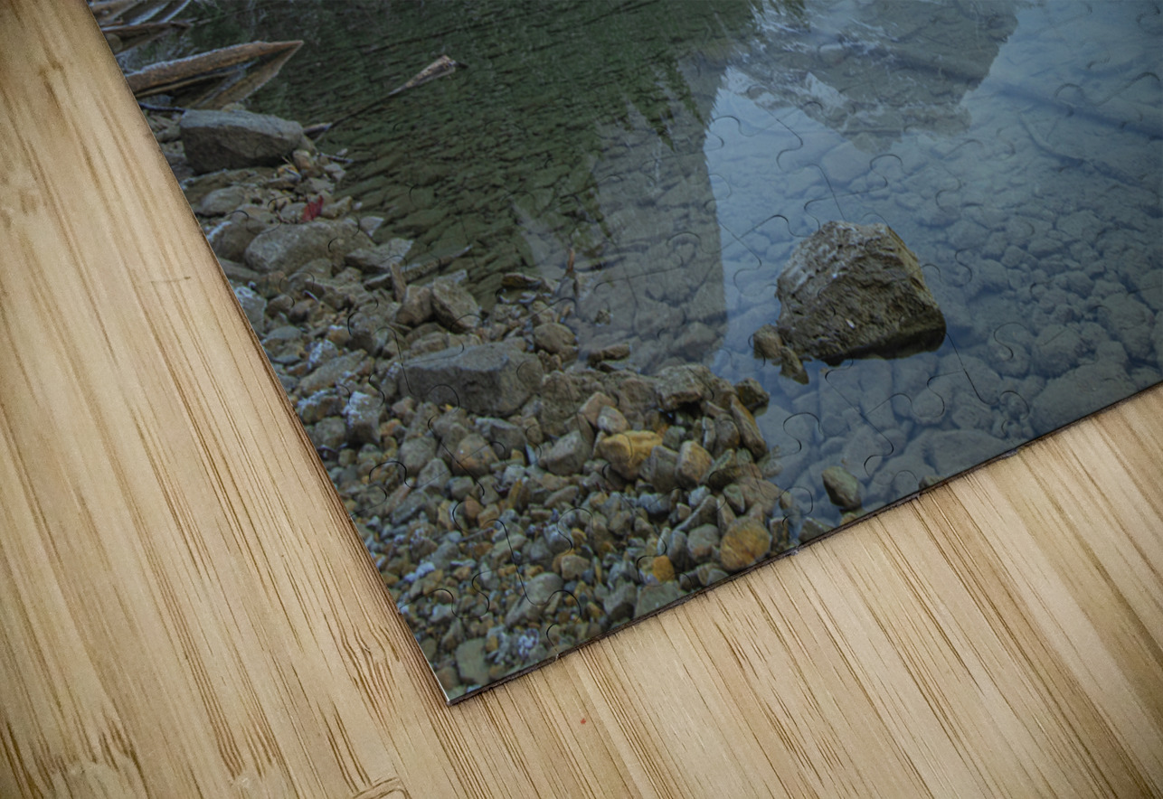 Misty Emerald Lake Mountain reflection Daniel Pekar Photography Puzzle
