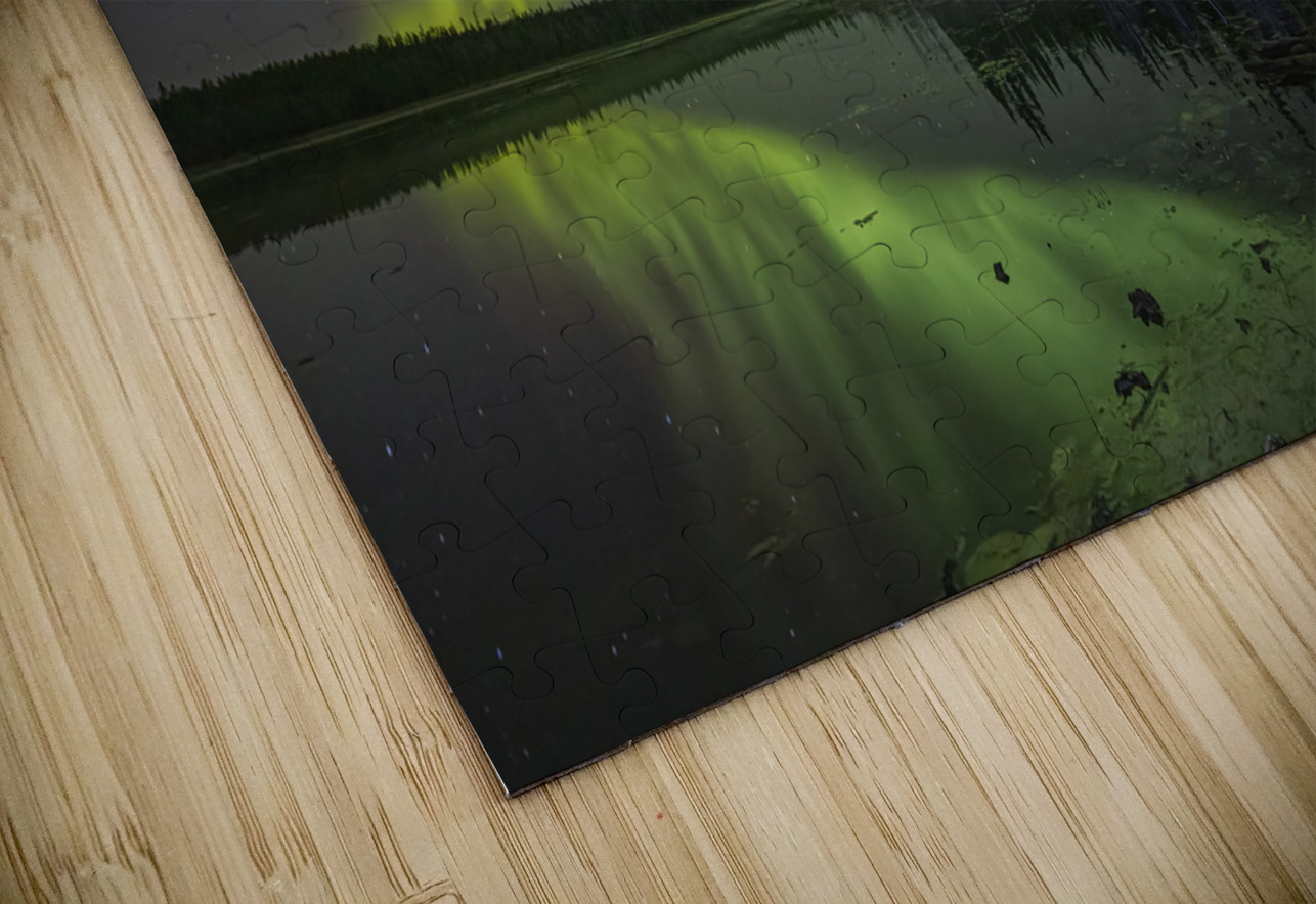 Aurora Pond Dance Daniel Pekar Photography Puzzle