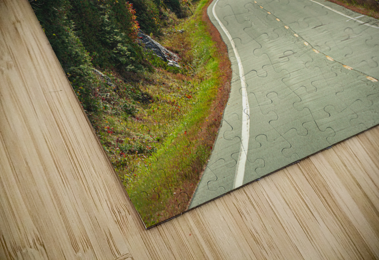 Lake Willoughby Autumn Road Daniel Pekar Photography Puzzle