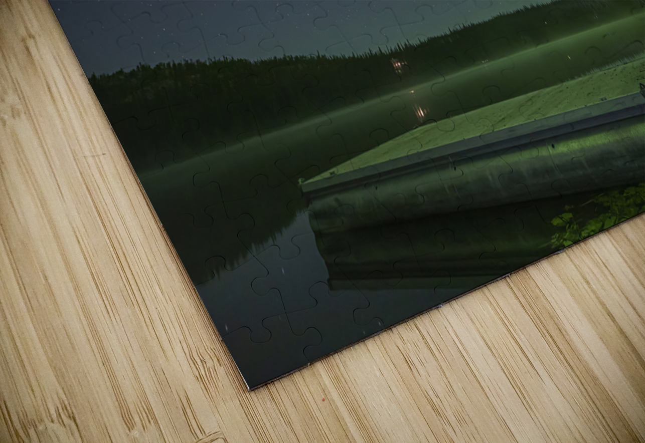 Madeline Lake Aurora Grandeur Daniel Pekar Photography Puzzle