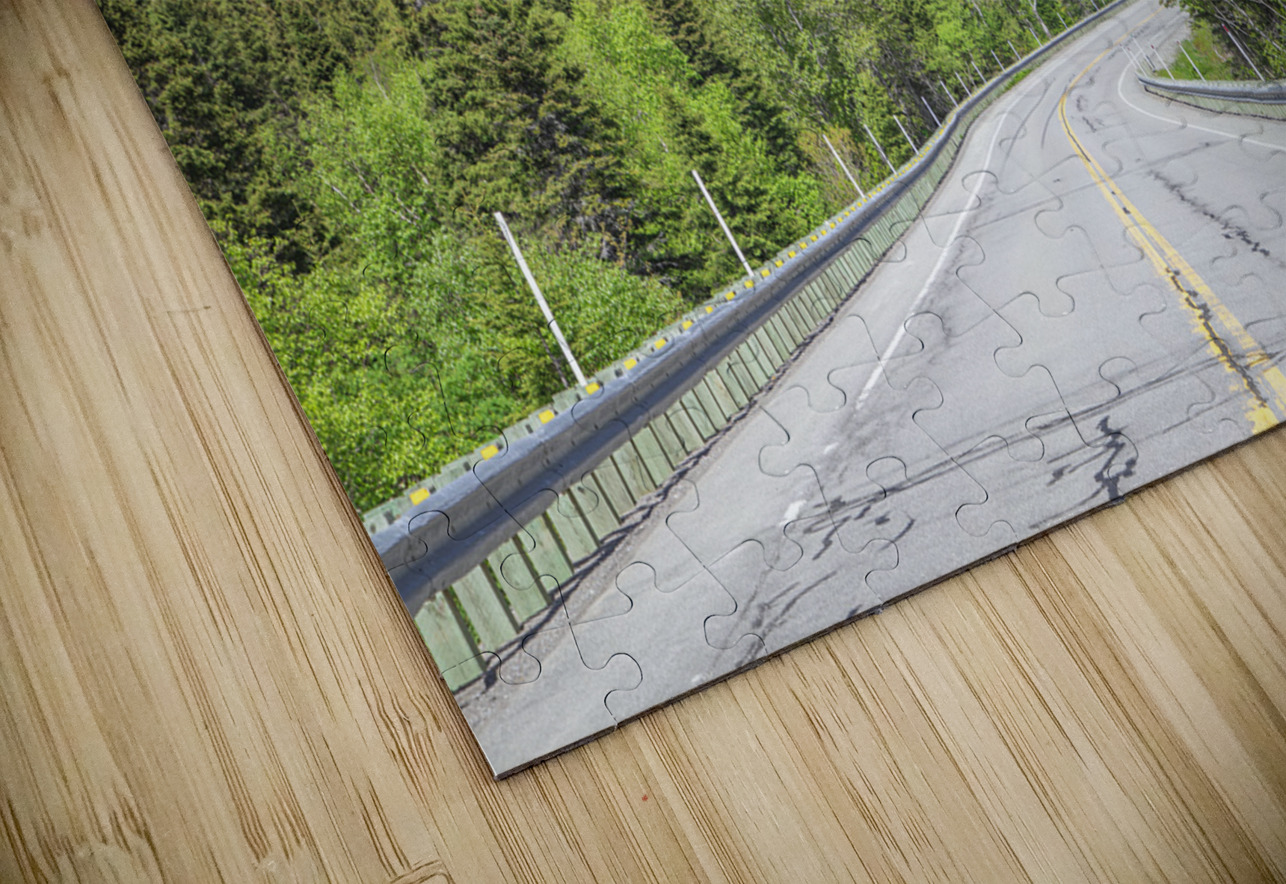Mountain Road in Forillon National park Daniel Pekar Photography Puzzle