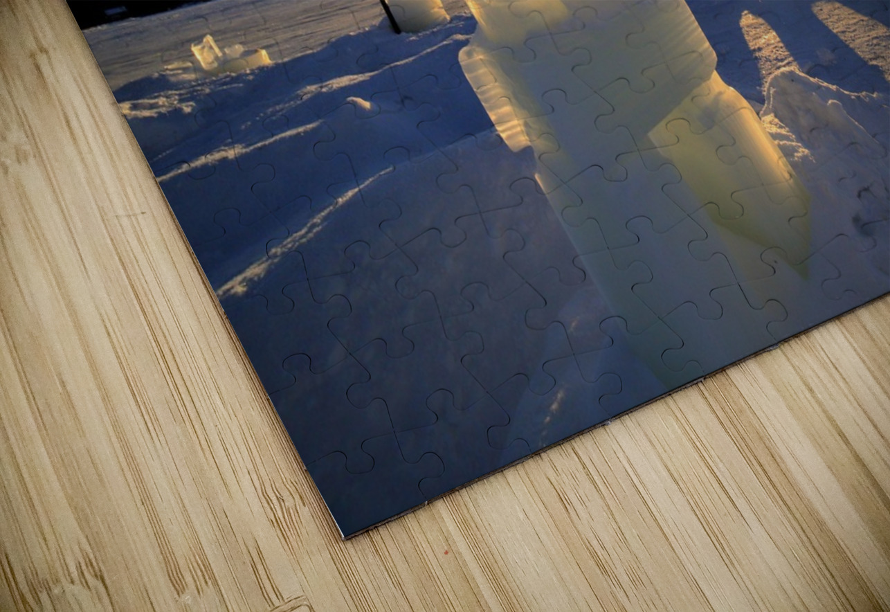 Snowking Winter inukshuk Daniel Pekar Photography Puzzle