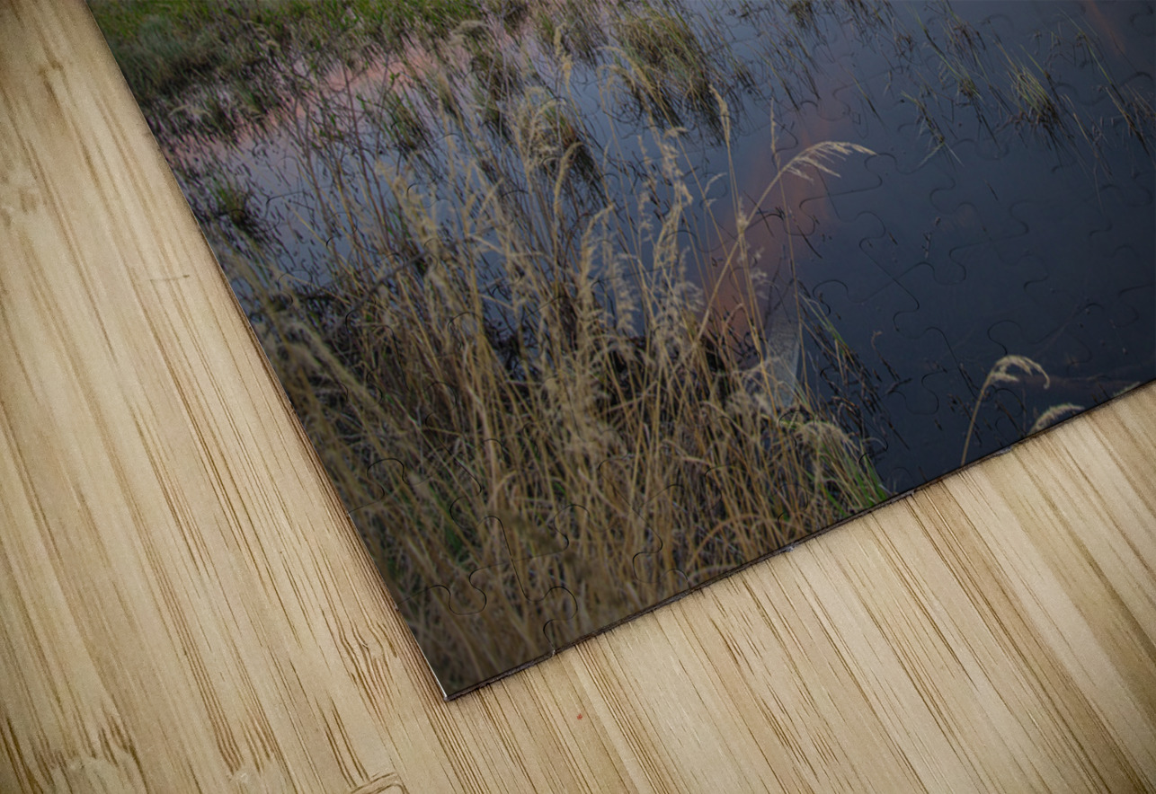 Jackfish Lake cotton candy Reflections Daniel Pekar Photography Puzzle