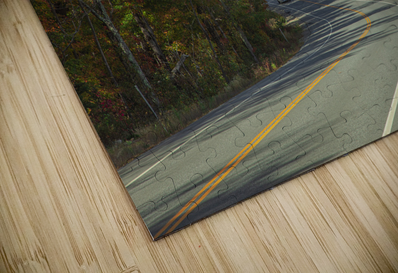 Crawford Notch Autumn Road Daniel Pekar Photography Puzzle