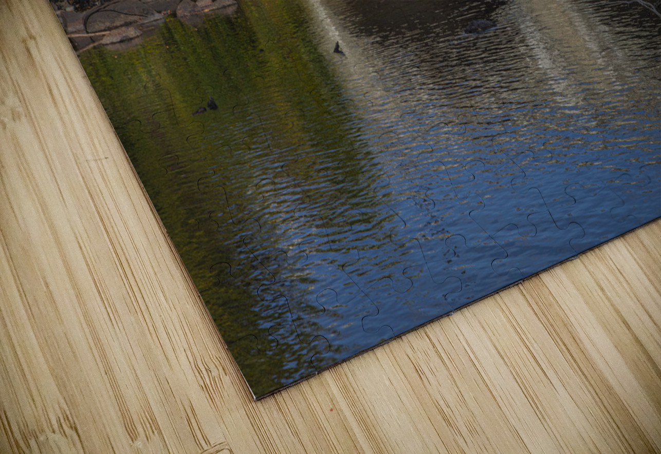 Henniker Stone Bridge in Autumn Daniel Pekar Photography Puzzle
