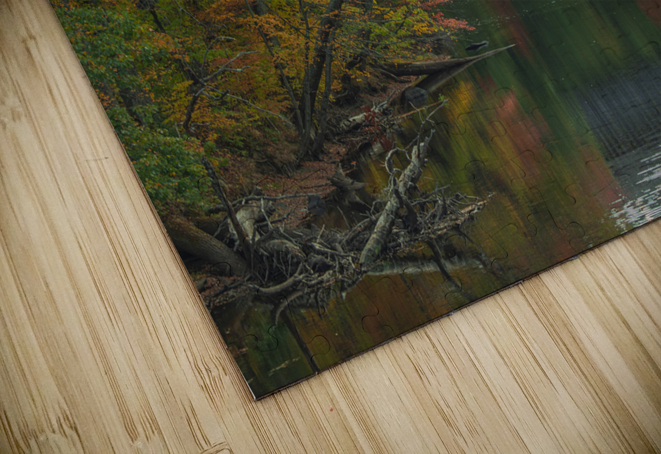 Henniker Covered Bridge Reflections Daniel Pekar Photography Puzzle