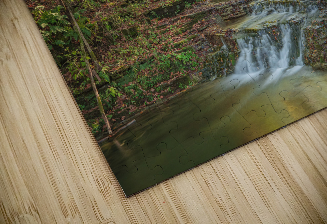 Autumn Waterfall Magic Daniel Pekar Photography Puzzle