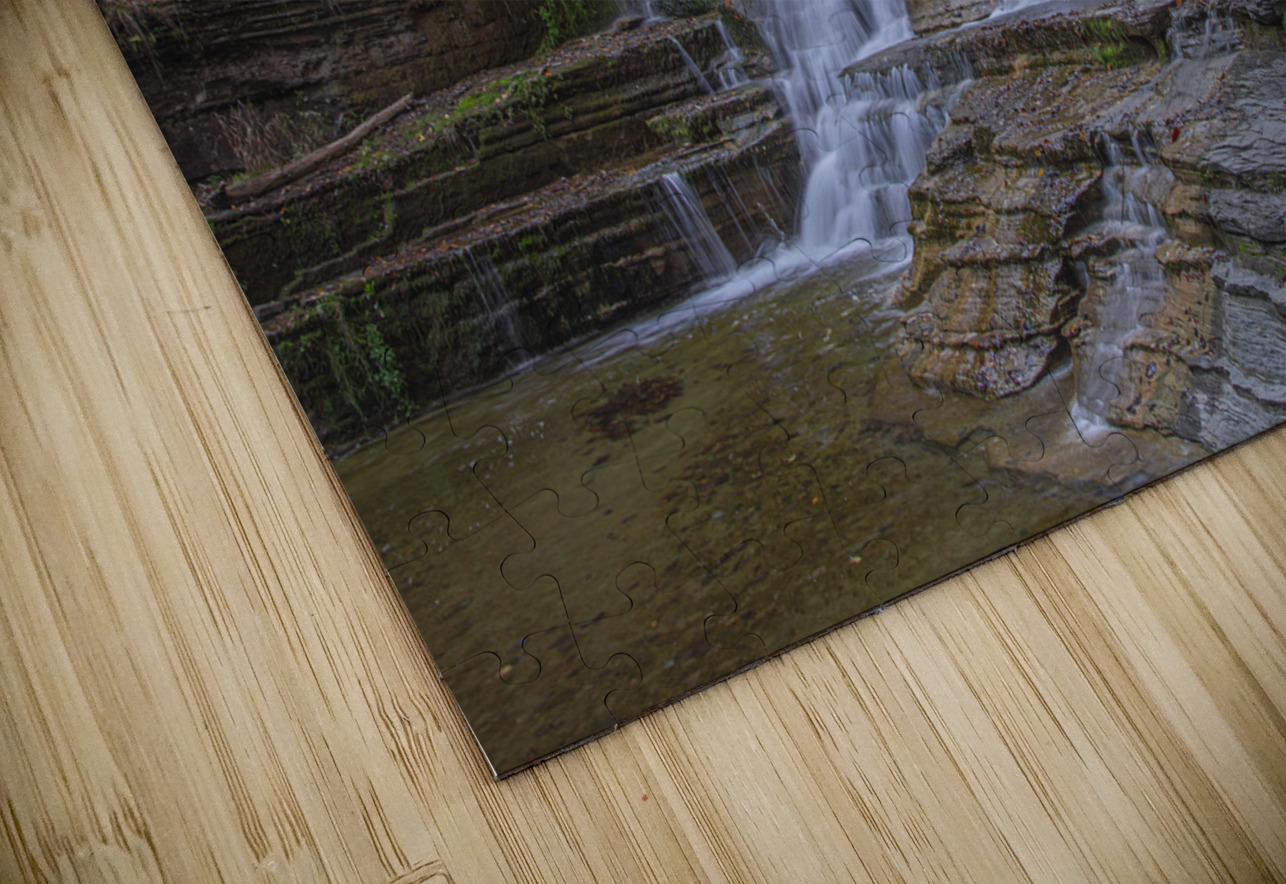 Autumn Cascading Falls Daniel Pekar Photography Puzzle