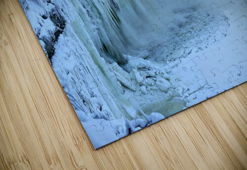 Magical Frost at  Lady Evelyn Falls Daniel Pekar Photography puzzle