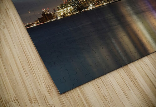 Polson Pier Toronto Night Skyline Daniel Pekar Photography puzzle