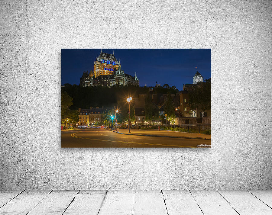 Chateau Frontenac Evening Glow Wall Preview