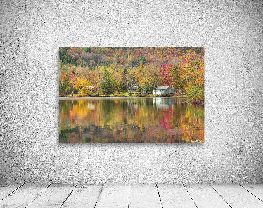 Vermont Cottage Reflection Wall Preview