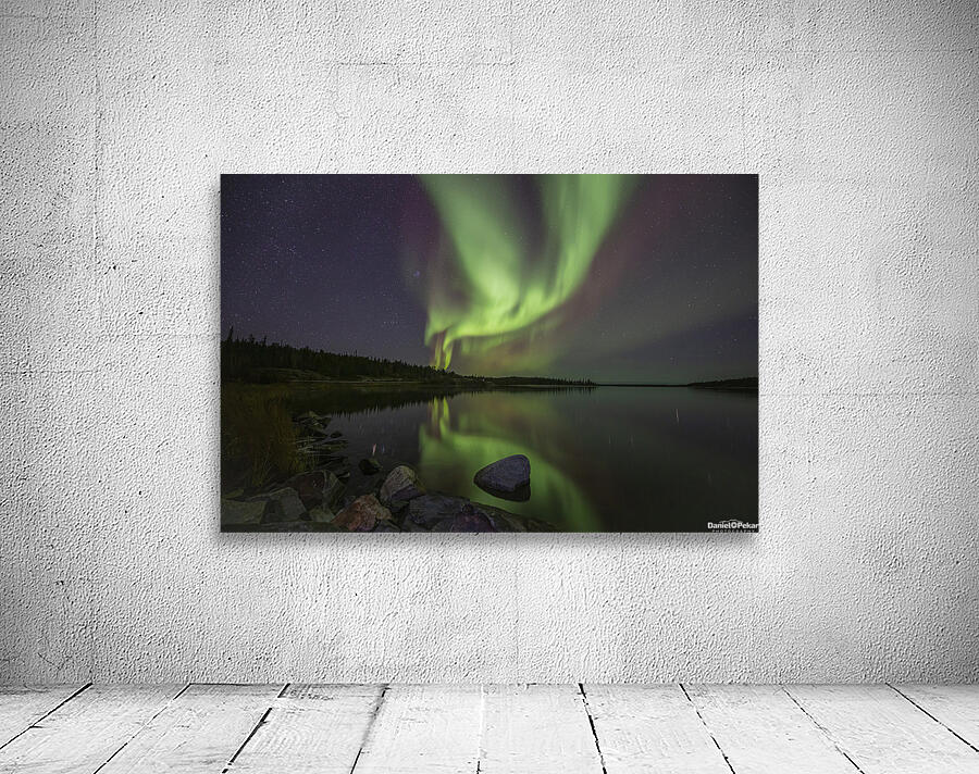 Pontoon Aurora Reflections Wall Preview