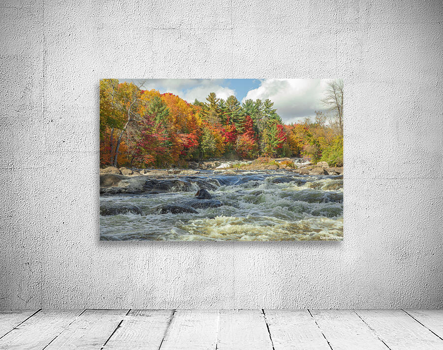Autumn Mesmerizing Rapids Wall Preview
