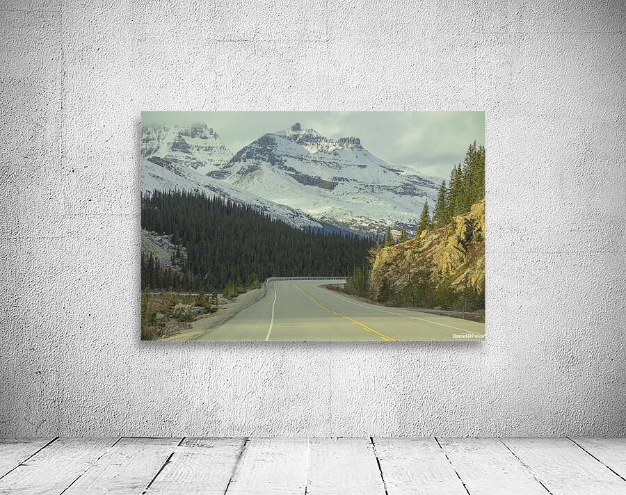 Mountain Road in Banff National park Wall Preview