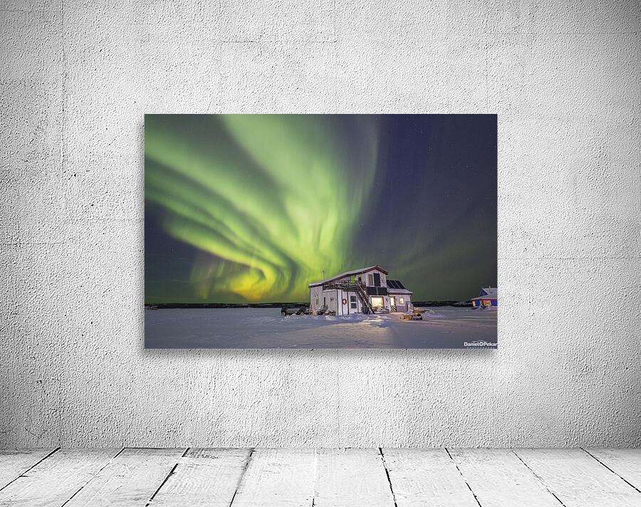 House Boat Aurora Explosion Wall Preview