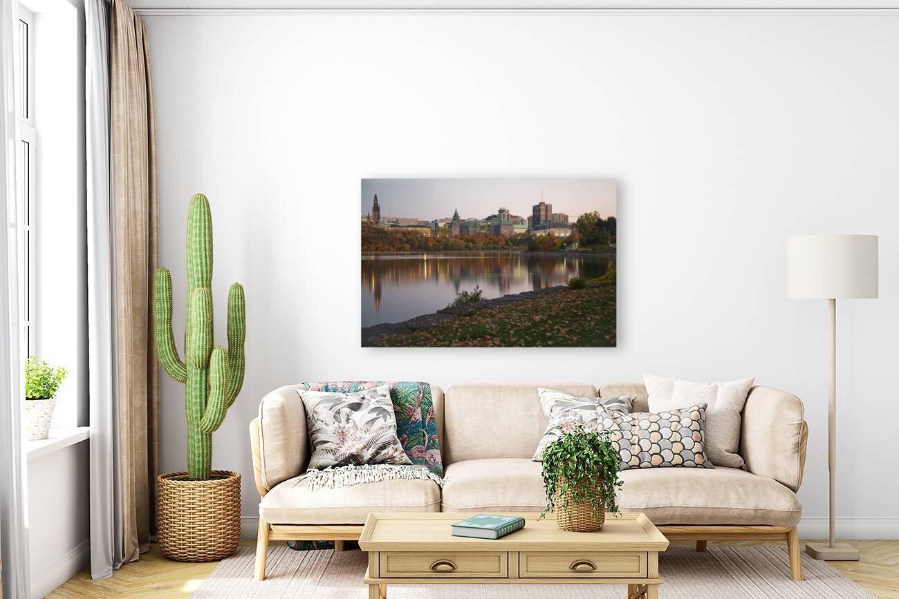 Ottawa   Gatineau Autumn Reflections Reproduction