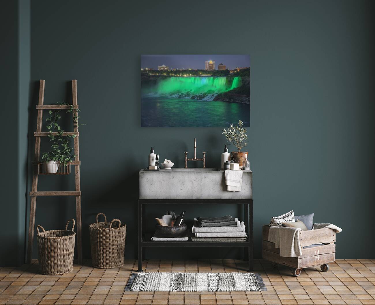 Niagara Emerald Glow Reproduction