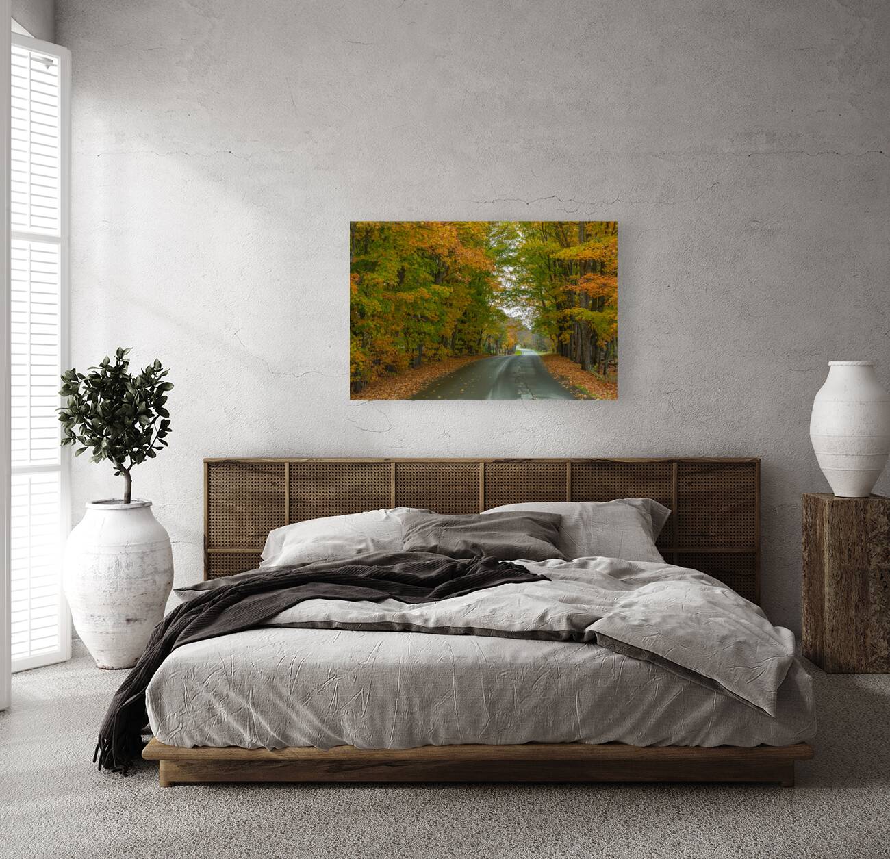 Colebrook Autumn Road Reproduction