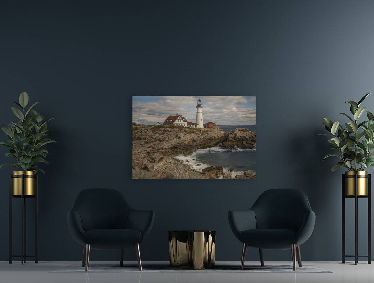 Portland Maine Head light Reproduction