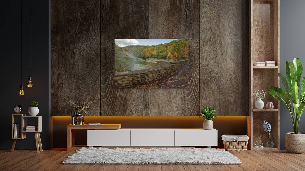 Autumn Gorge Overlook Reproduction