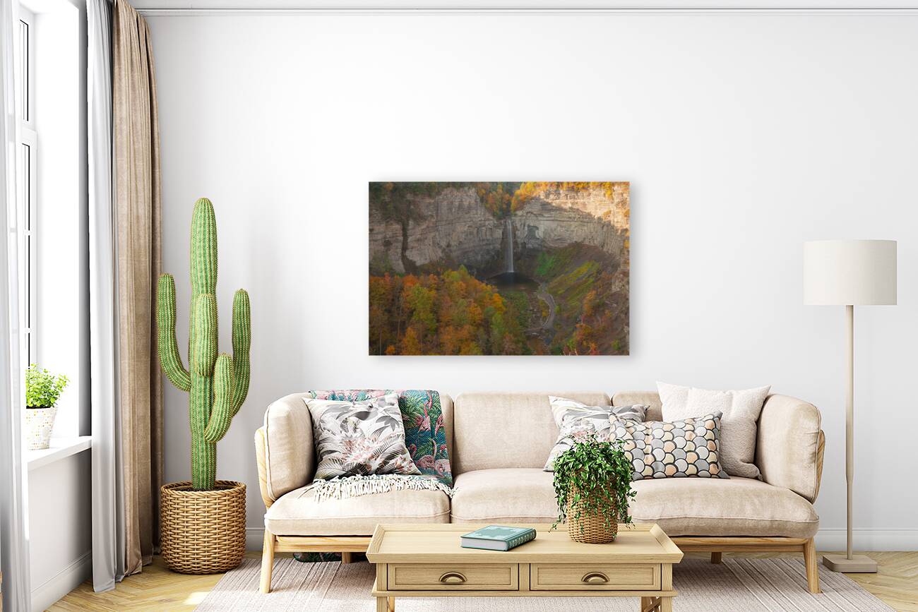 Taughannock Falls Autumn Overlook Reproduction