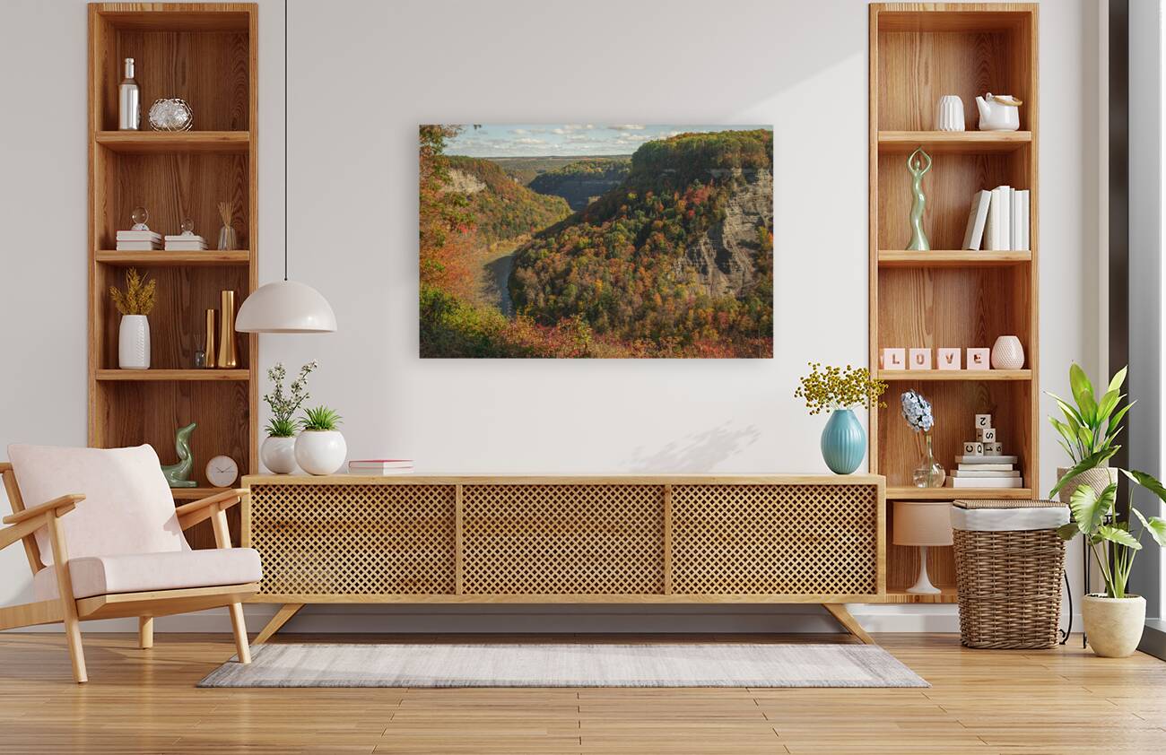Archery Field Overlook in Autumn Reproduction
