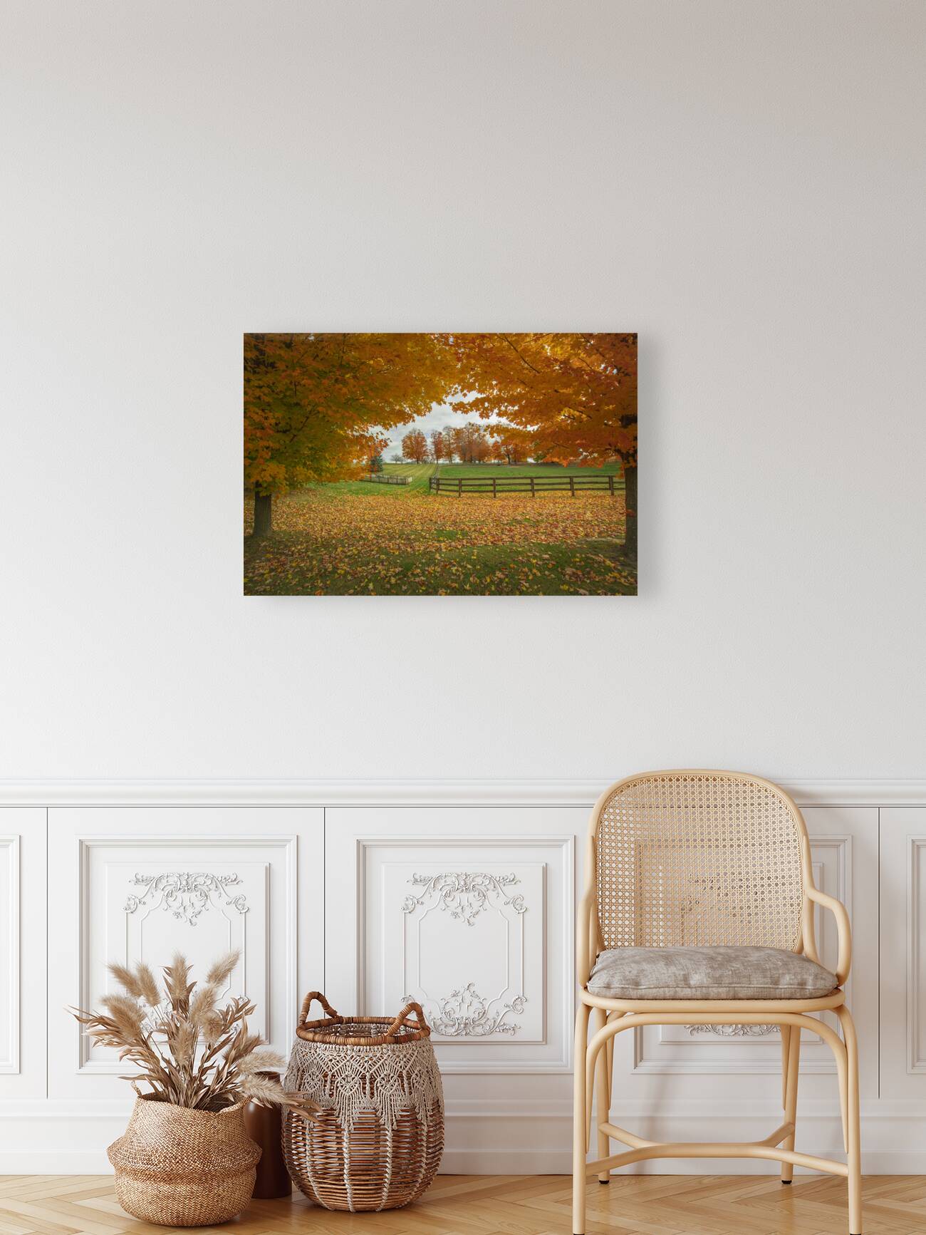 Tranquil Autumn Maple Vibrancy  Reproduction